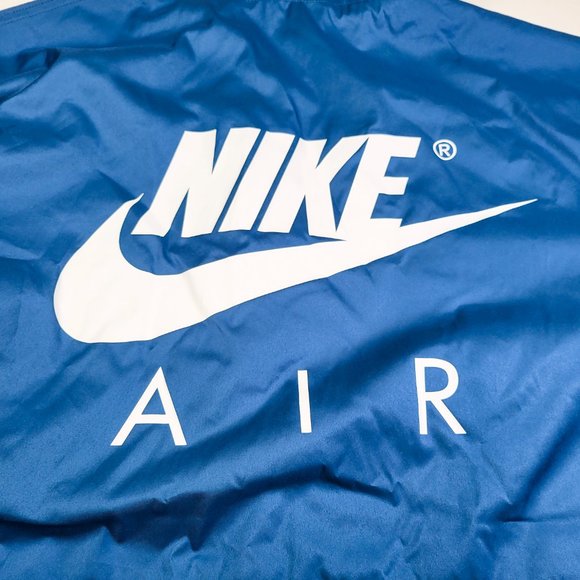 Nike Air Woven Lined Jacket Men's Water Repellant Coat Blue DD6442-476 - Picture 6 of 9